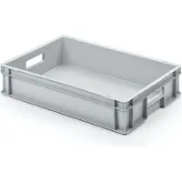 Alutec 75030 Kunststofbox Gesloten (b x h x d) 600 x 120 x 400 mm Grijs 1 stuk(s)