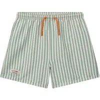 Liewood - Kid's Duke Stripe Board Shorts - Boardshort 116, grijs