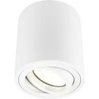 LEDVION - LED Opbouwspots - Dimbaar - 5W - 2700K - Wit
