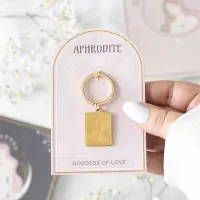 Something Different - Aphrodite Goddess Talisman Sleutelhanger - Goudkleurig