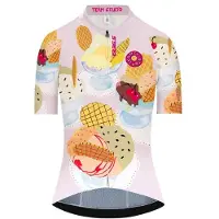 Q36.5 Gregarius Pro Team Gelato Roze Dames Shirt, Maat XS