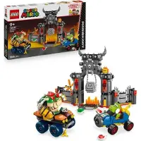 LEGO Super Mario Mario Kart Bowser Kasteel, bouwset, 1068 onderdelen, 4 figuren (Bowser, Yoshi, Thwomp, Lava Bubble), vanaf 9 jaar