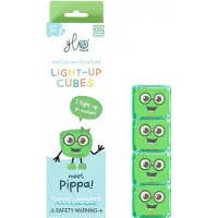Glo Pals Sensorische Würfel m. Licht - Pippa - 4 st. - Grün - - One Size - Badespielzeug