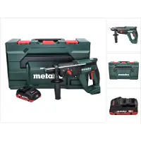 Metabo Boormachine + slagboor, KH 18 LTX 24 Accu combihamer 18 V 2.1 J SDS plus + 1x oplaadbare batterij 4.0 Ah + metaBOX - zonder (Oplaadbare batterij)
