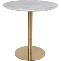 House Nordic Eettafel Bolzano | metaal goudkleurig 90x90x75 cm eettafels | NADUVI