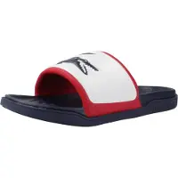 Lacoste Badslippers met logoprint model 'SERVE SLIDE 1.0 '