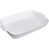 Denby Natural Canvas ovenschaal Beige, large, rechthoekig