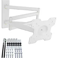 XTRARM Axis XL 108,5 cm Draai- en Kantelbare TV Beugel Wit
