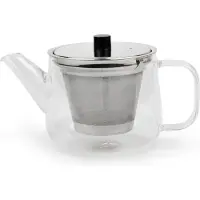 Bredemeijer Theepot Merano Glas Met Filter RVS 1,1L