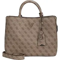 GUESS Handtas 'MERIDIAN II GIRLFRIEND SATCHEL' bruin / lichtbruin