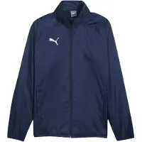 Puma teamGOAL All Weather Jas Donkerblauw Wit