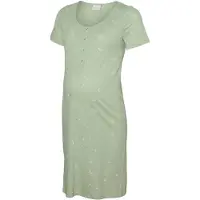 Mamalicious Nachthemd pastelgroen / offwhite