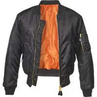 Brandit Tussenjas oranje / zwart