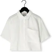 Retour Jeans blouse wit Meisjes Polyester Klassieke kraag Effen - maat 134/140