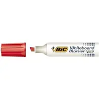 BIC Velleda 1791 markeerstift 12 stuk(s) Rood Beitelvormige punt