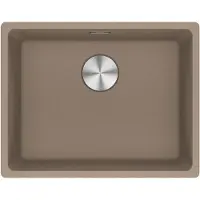 Franke Maris Inbouwspoelbak met Fragranit wasbak, model MRG 110-52, kleur Cashmere, met handbediening, vanaf 60 cm breedte. Artikelnummer: 125.0683.