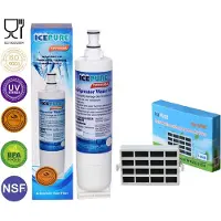 Alapure Waterfilter voor Bauknecht SBS003- en Antibacteriele Luchtfilter HYG001