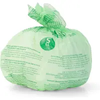 Brabantia 10 Sacs par rouleaux poubelle compostables PerfectFit Code S 419683 6 L Vert
