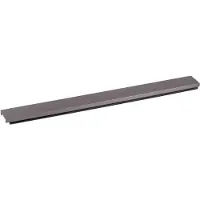 Lucide Premium LINIAL Afdekplaat/cover- 1-fase Railsysteem / Railverlichting - Smart - 48V Track - 50 CM - Mat Zwart Chroom