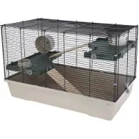 Kerbl 3-story cage for small rodents 80*45*53 cm - FLAT NATURE -