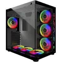 MRED - PC Gamer ATX - White RGB Crystal Sea