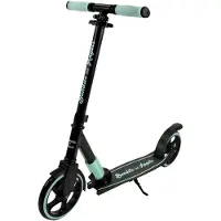 Bandits and Angels Kinderstep Black Racer 205 Mint Groen vanaf 5 Jaar voor Jongens en Meisjes - Step voor Kinderen - Inklapbaar - Verstelbaar stuur - Stepje met Voetrem