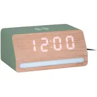 Karlsson Retro Wekker | 16.5x7.5x10cm | Jungle groen