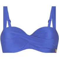 Ten Cate Twisted Padded Wired Bikinitop dames Blauw 42C