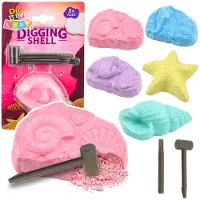 Leantoys Mariene Archeologie Kit Zeefossielen Schelpen Gereedschap - UNI