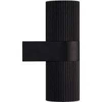 Nordlux Kyklop Ripple 2318051003 Wandlamp GU10 Zwart