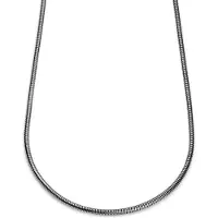 Lucleon Essentials | 4 mm Zilverkleurige Ketting met Slangenschakels