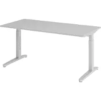 Hjh OFFICE PRO XTRA XB 16 SS - Grijs 160 x 80 Tafelhoogte I In hoogte verstelbaar