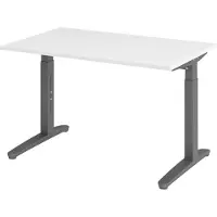 Hjh OFFICE PRO XTRA XB 12 GG - Wit 120x80 Tafelhoogte I In hoogte verstelbaar
