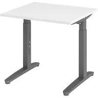 Hjh OFFICE PRO XTRA XB 8 GG - Wit 80 x 80 Tafelhoogte I In hoogte verstelbaar