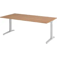 Hjh OFFICE PRO XTRA XB 2E SS - 200 x 100 Walnoot Tafelhoogte I In hoogte verstelbaar