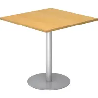Hjh OFFICE PRO BISTRO F88Q S - Systeem conferentietafel Beuken 80 x 80 Zilver