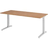 Hjh OFFICE PRO XTRA XB 19 SS - 180 x 80 Walnoot Tafelhoogte I In hoogte verstelbaar