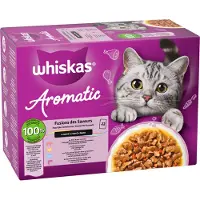 Whiskas Kattenvoer In Saus Aromatic Selection Adult Vis En Vlees 85 G 12 Stuks