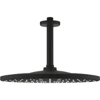 GROHE Rainshower mono hoofddoucheset 310 rond mono phantom black 22122kf0