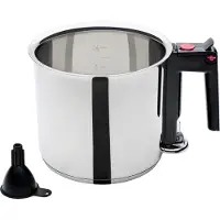 GSW Bain-marie - - 16 cm - 1.5 L - Double wall and reservoir - Induction - Stainless steel