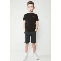 TYGO & vito T-shirt - zwart/donkergroen (set van 2) Jongens Jersey Ronde hals - maat 92