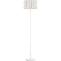 HOMCOM staande lamp, vloerlamp met E27 fitting, met golvende kap voor de woonkamer