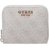 GUESS Portemonnee 'Laurel II' taupe / wit