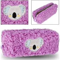 Sarcia.eu Pluche etui met rits, paarse tas Koala beer