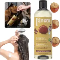 Sarcia.eu ITINERA - Shampoo voor beschadigd haar met kastanje uit de Toscaanse heuvels, 95% natuurlijke ingrediënten, 370 ml (4 stuks)