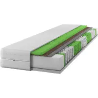 IZER Matras 135x190 Pocketvering 20cm H3/H4 Kokos Massage Schuim