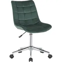 BellaFurn Stoffen bureaustoel – Ergonomische bureaustoel – Hoogte verstelbaar en draaibaar | Kleur: Groen