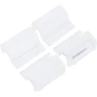 Gistuch Aquarium-glazen afdekclips, aquariumclips, transparant, hoge transparantie, 4 stuks, geschikt voor alle soorten open dierenverblijven, dikte 6-12 mm