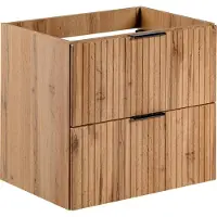 DMK Deutsches Milchkontor Elegant onderkast voor wastafel, 60 cm breed, met 2 lades - Badkameraccessoires