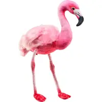 Wild republic flamingo knuffel - vogel - roze - pluche - 40 cm - tropische vogel - knuffeldieren